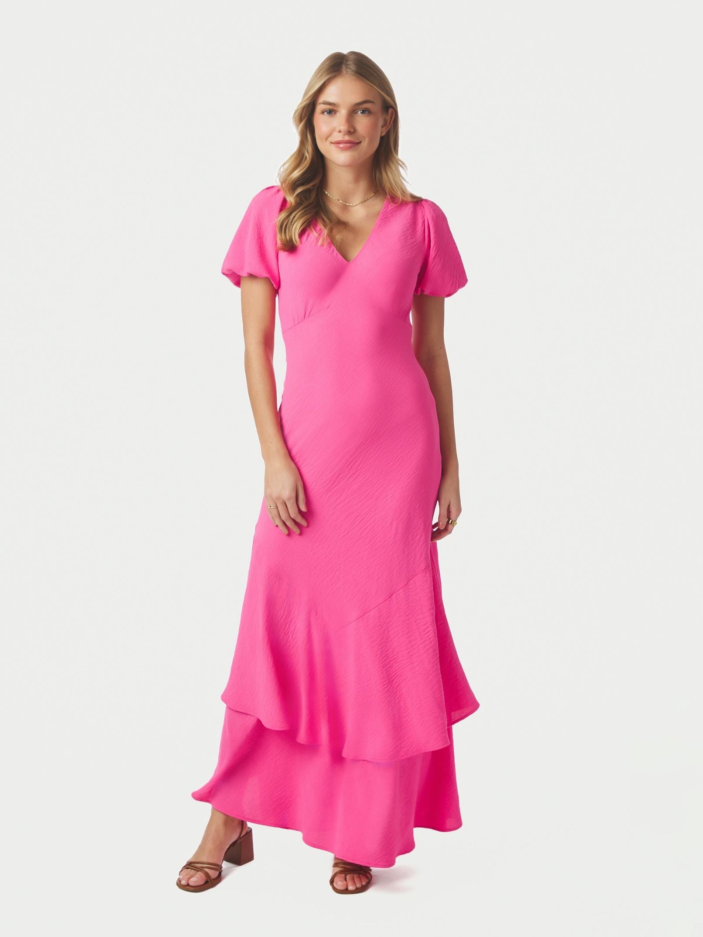 DARIAH STRUCTURE SOLID DRESS