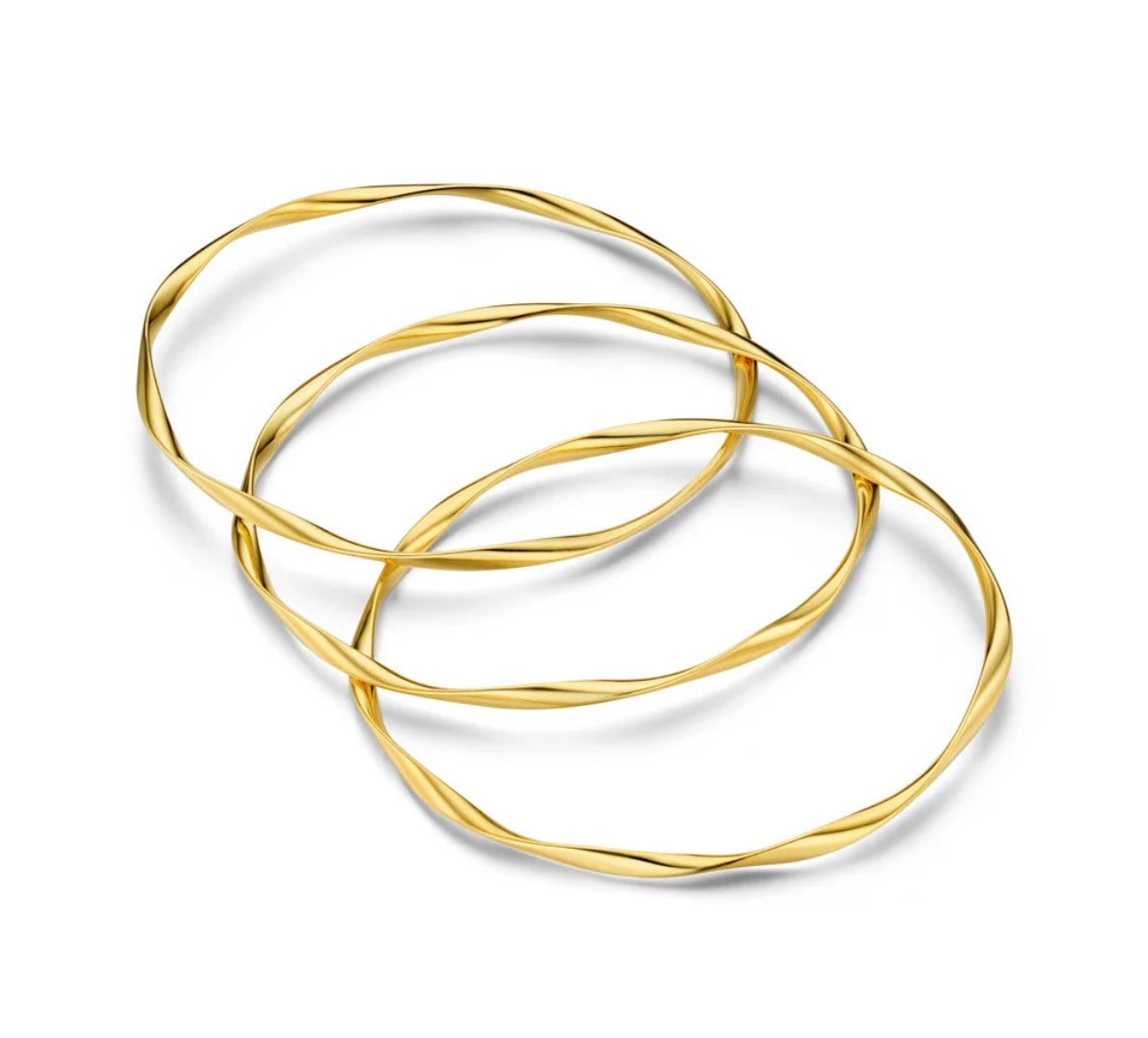 Ribbon Interlocking Bangles