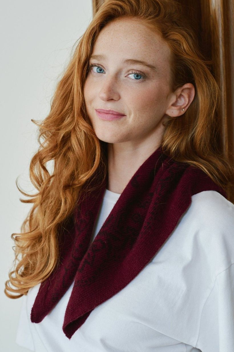 Adelina Paisley Knit Scarf