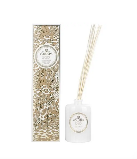 Reed Diffuser Suede Blanc