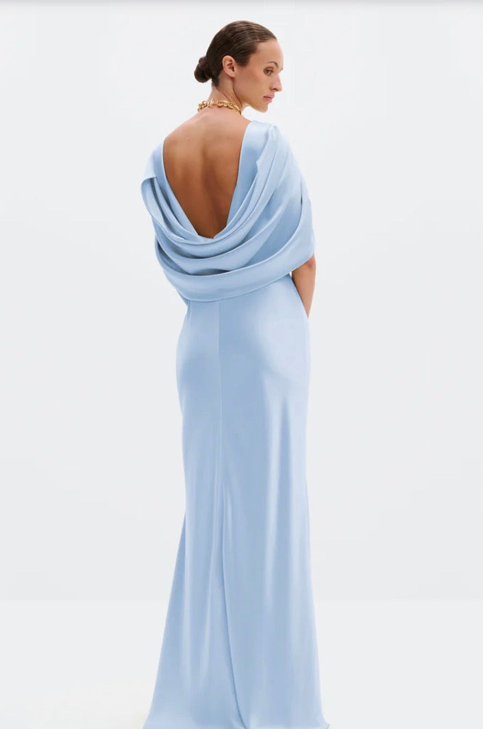 Louise DRAPED back maxi dress
