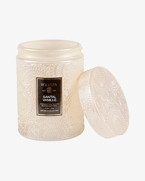 Santal Vanille Mini Glass Jar 50 tim
