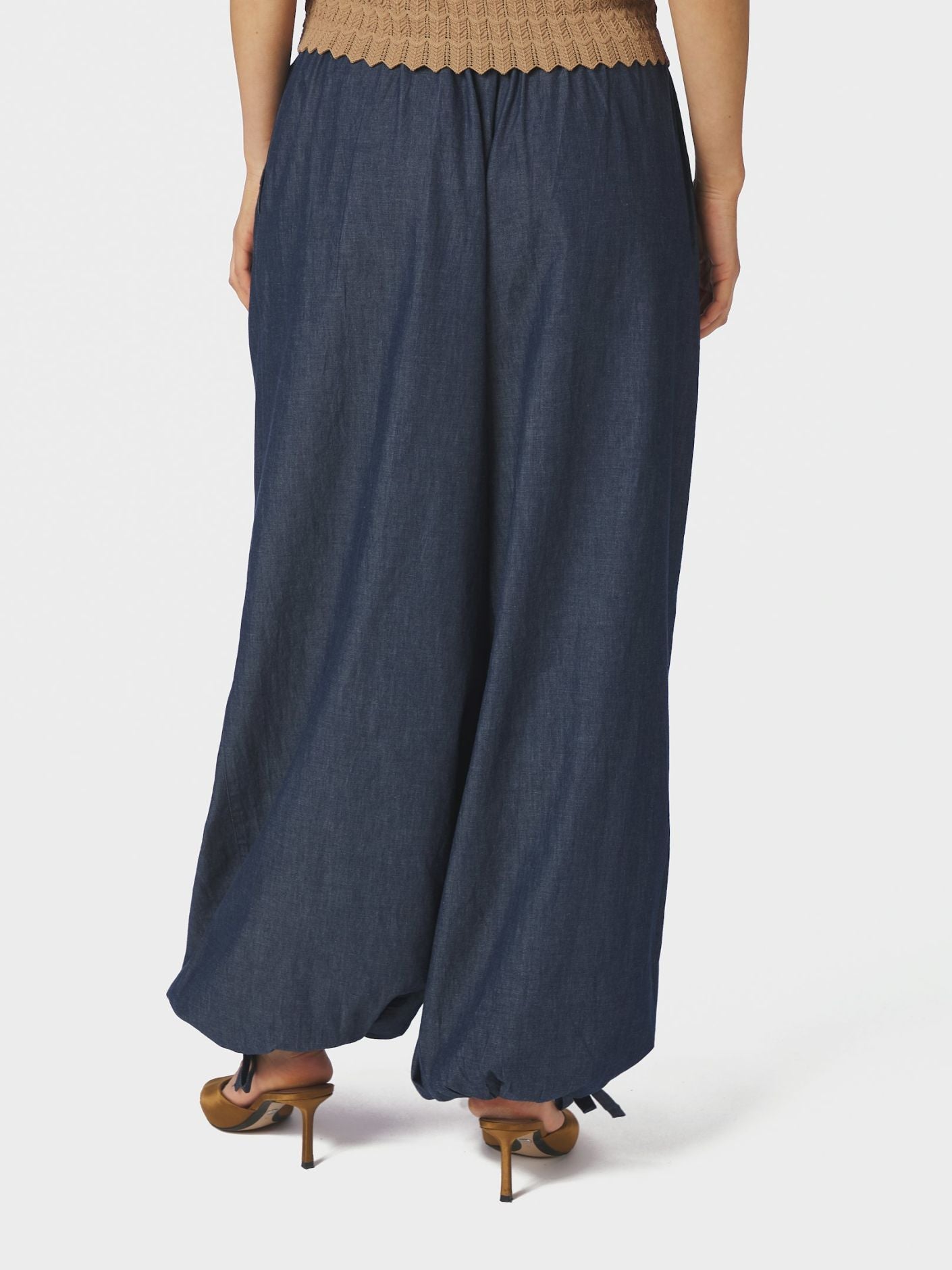 ROXANE BALLOON DENIM PANTS