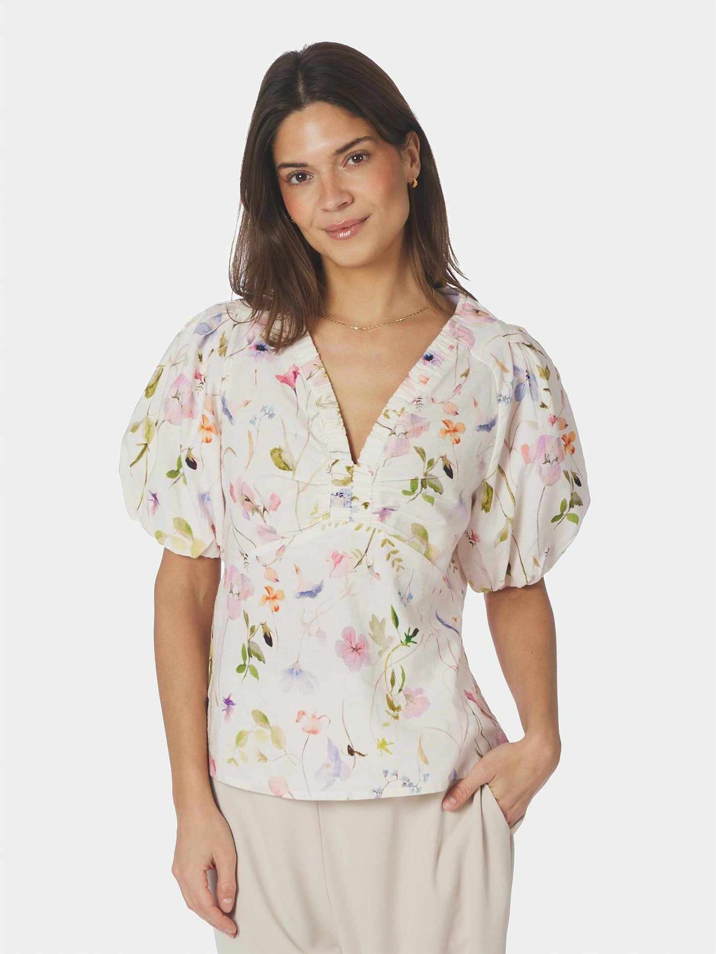 IRINA FLOWER BLOUSE