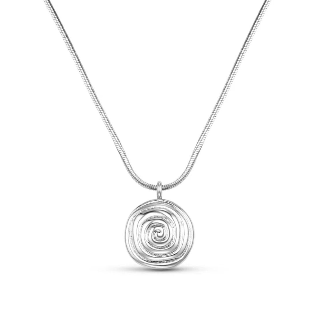 Spiral Pendant Necklace