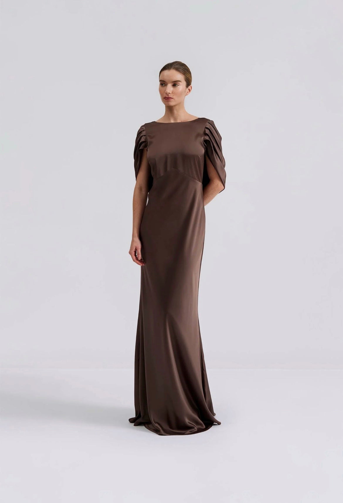 Louise Draped Back Maxi Dress