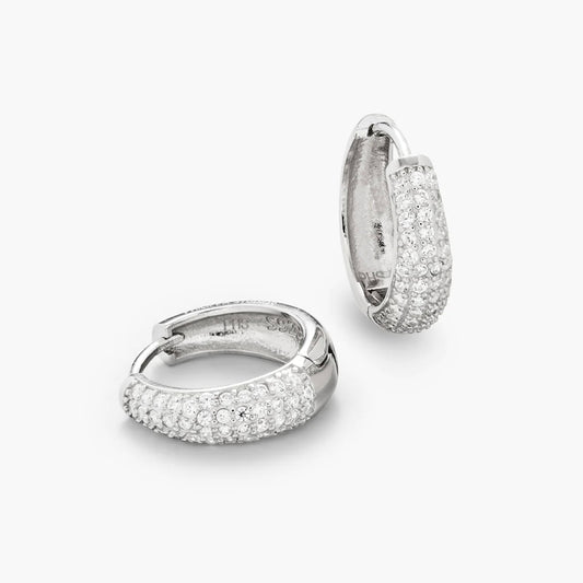 Dome Pave Hoops Large
