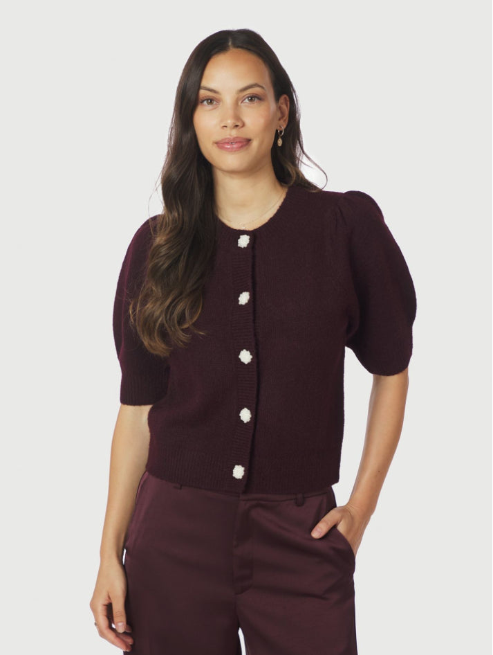 TRUDY DECO KNIT CARDIGAN