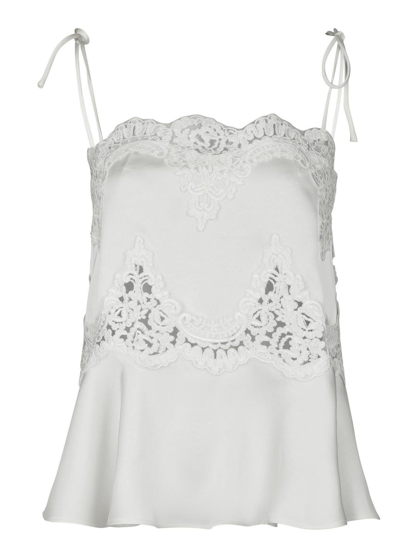 KAELA HEAVY SATEEN LACE TOP