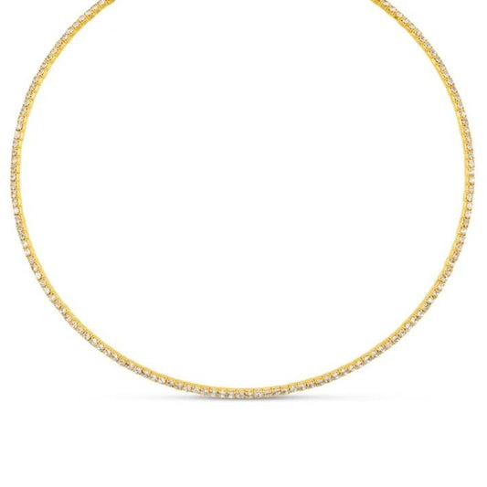 Crystal Tennis Choker Necklace