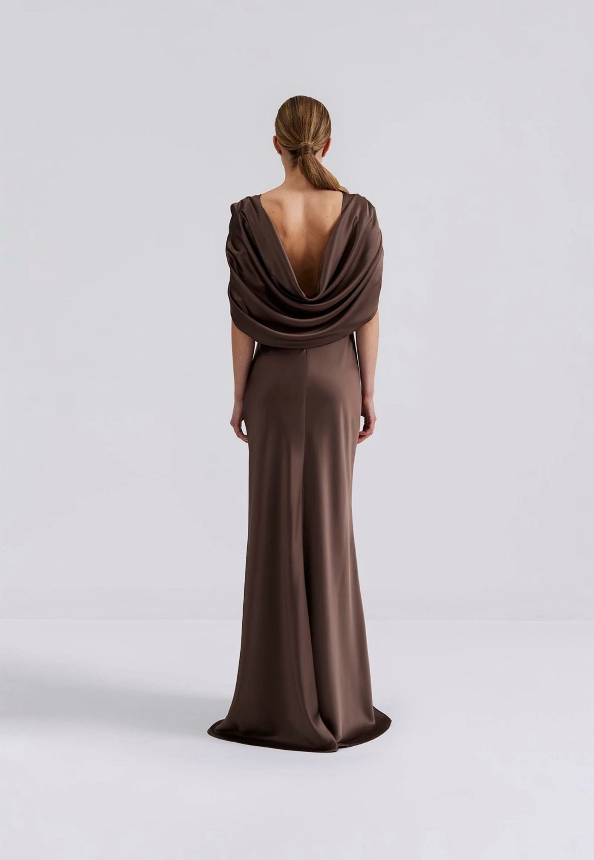 Louise Draped Back Maxi Dress