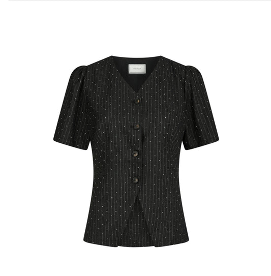 JULES B PINSTRIPE BLOUSE