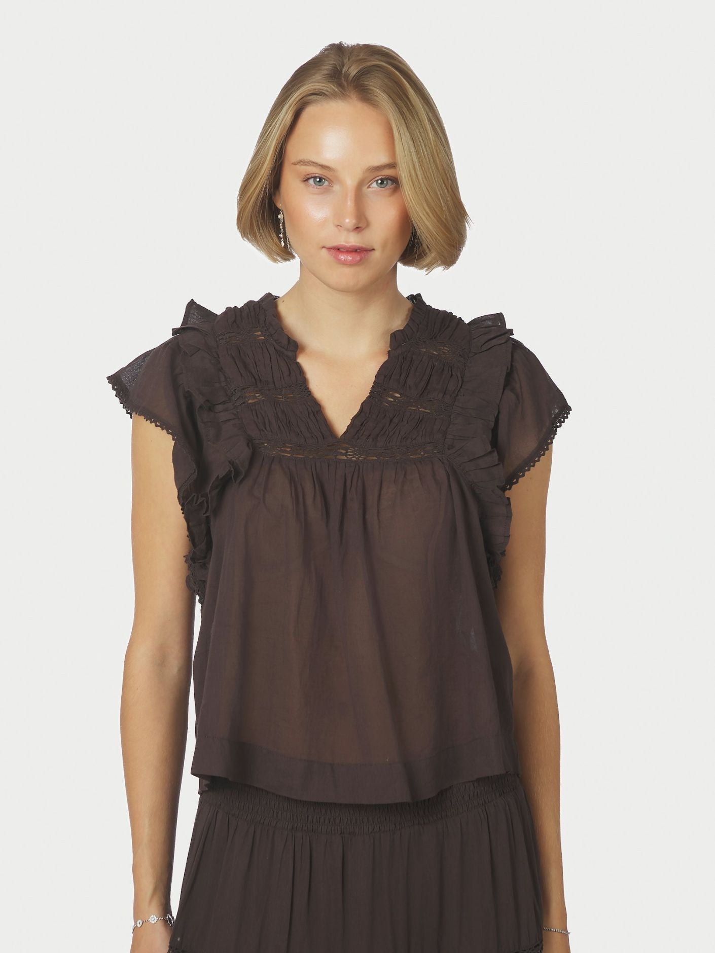 Jayla S Voile Top