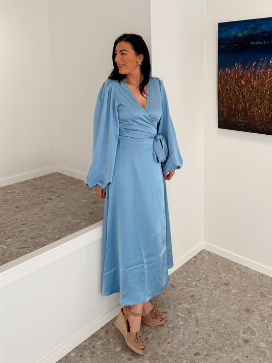 LOCKI SATIN MAXI DRESS