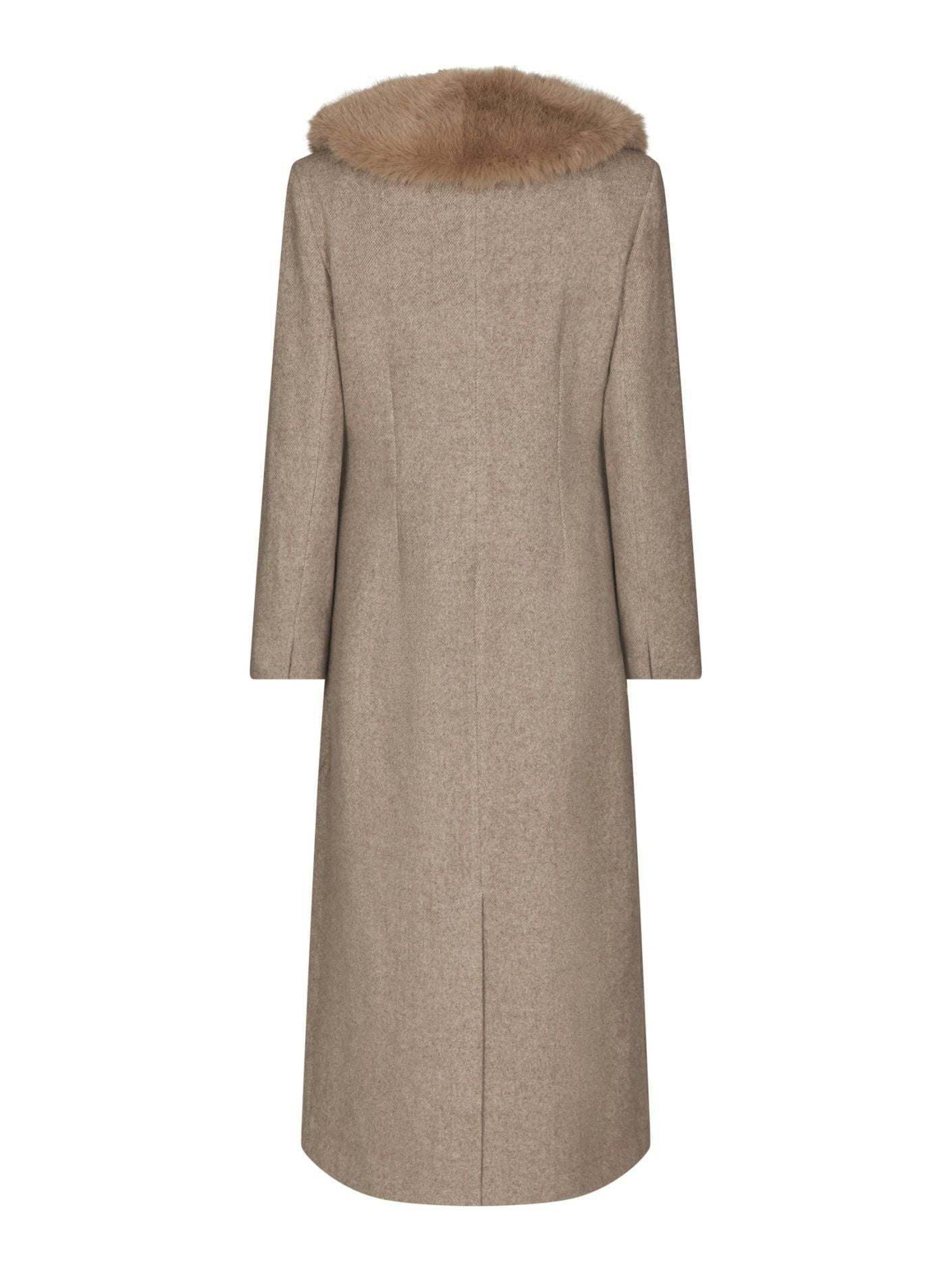 CORINA HERRINGBONE TWILL COAT