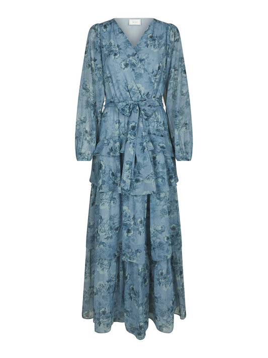 DENILA CREPE PRINT DRESS