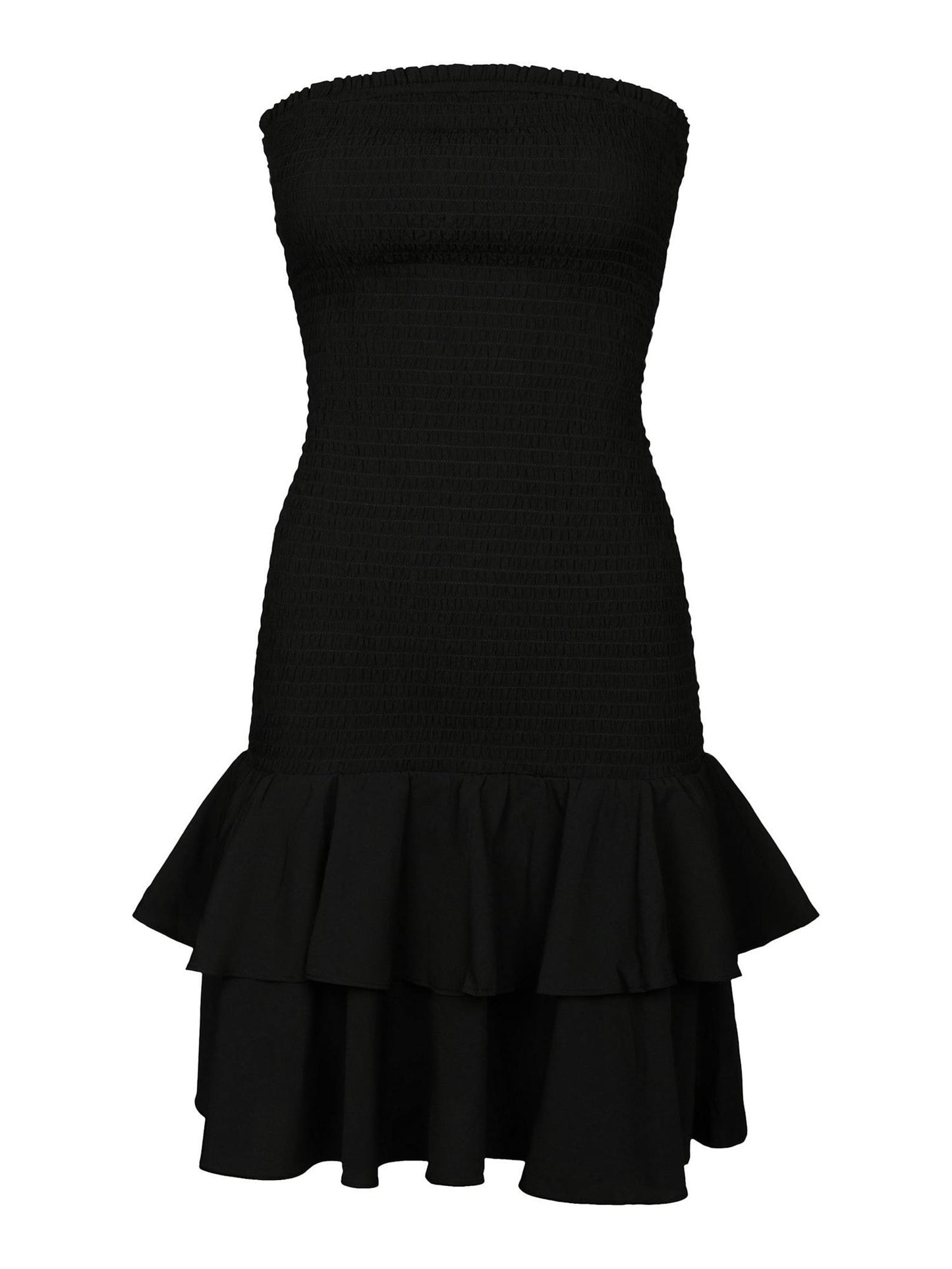 MIKKA SOLID SMOCK DRESS