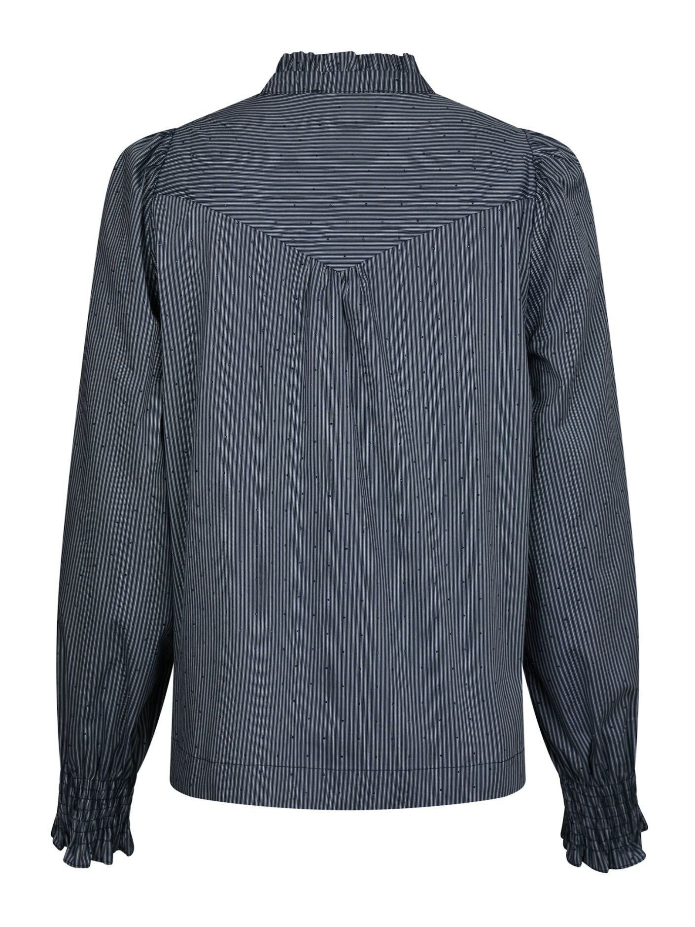 ASTRIDA STRIPE STONE BLOUSE