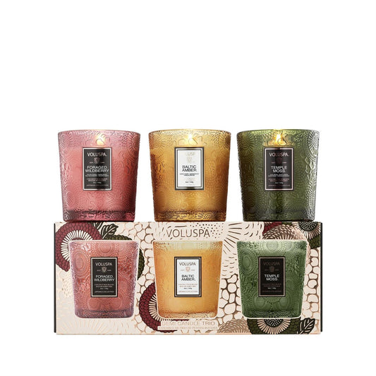 3 Demi Candle Set