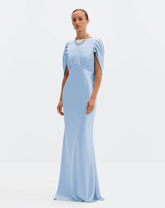Louise DRAPED back maxi dress
