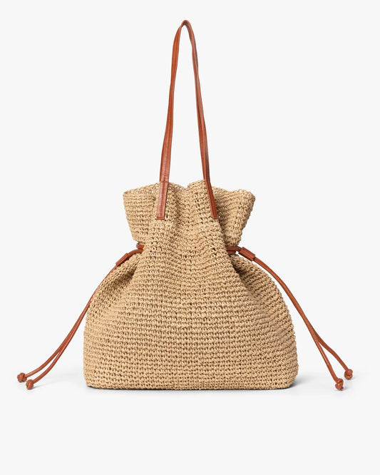 Day Natural Straw Skulderveske