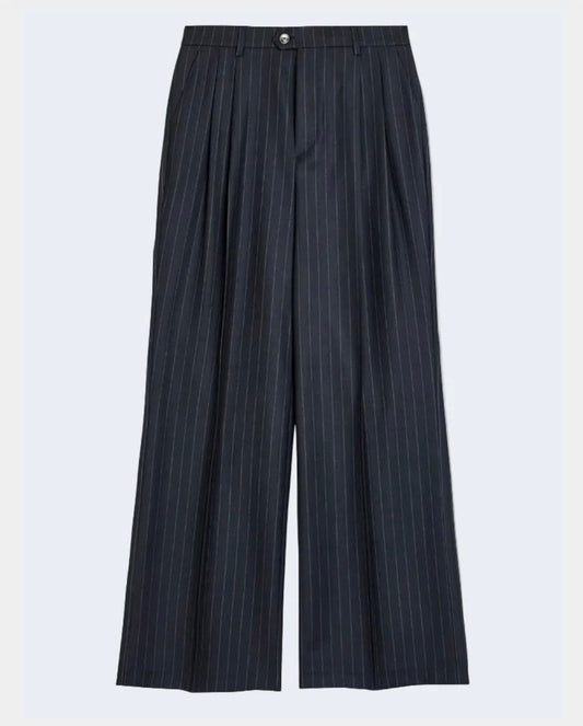 DORI SUPER WIDE PINSTRIPE WOOL