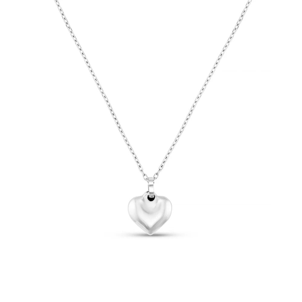 LUXE Domed Heart Necklace