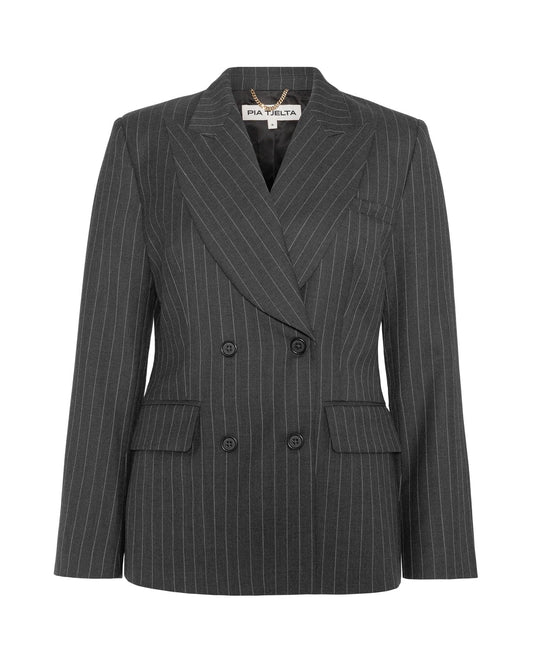 FRANCIS PINSTRIPE GREY