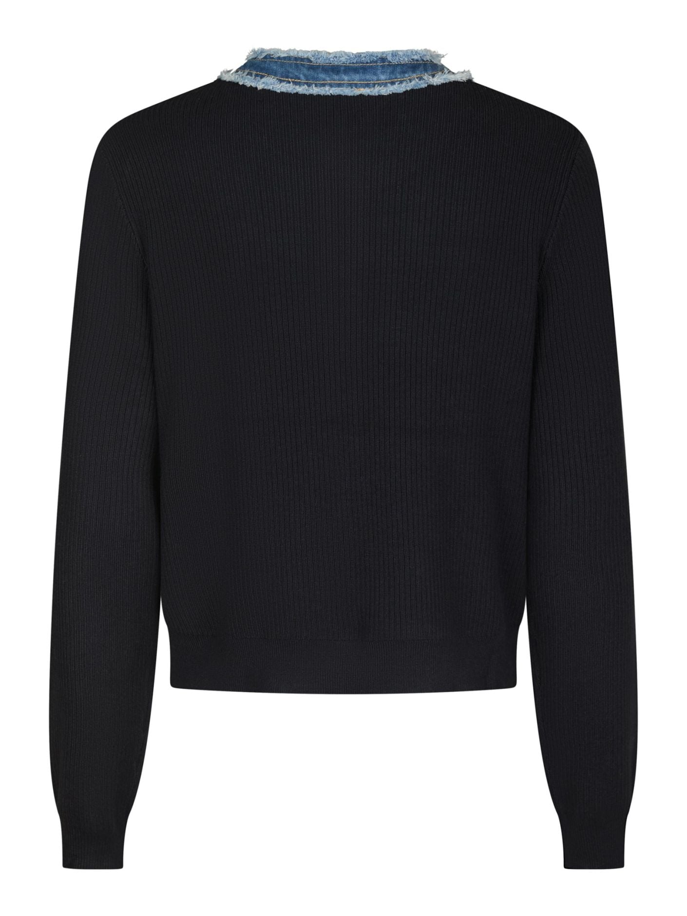 ZELMA KNIT DENIM CARDIGAN