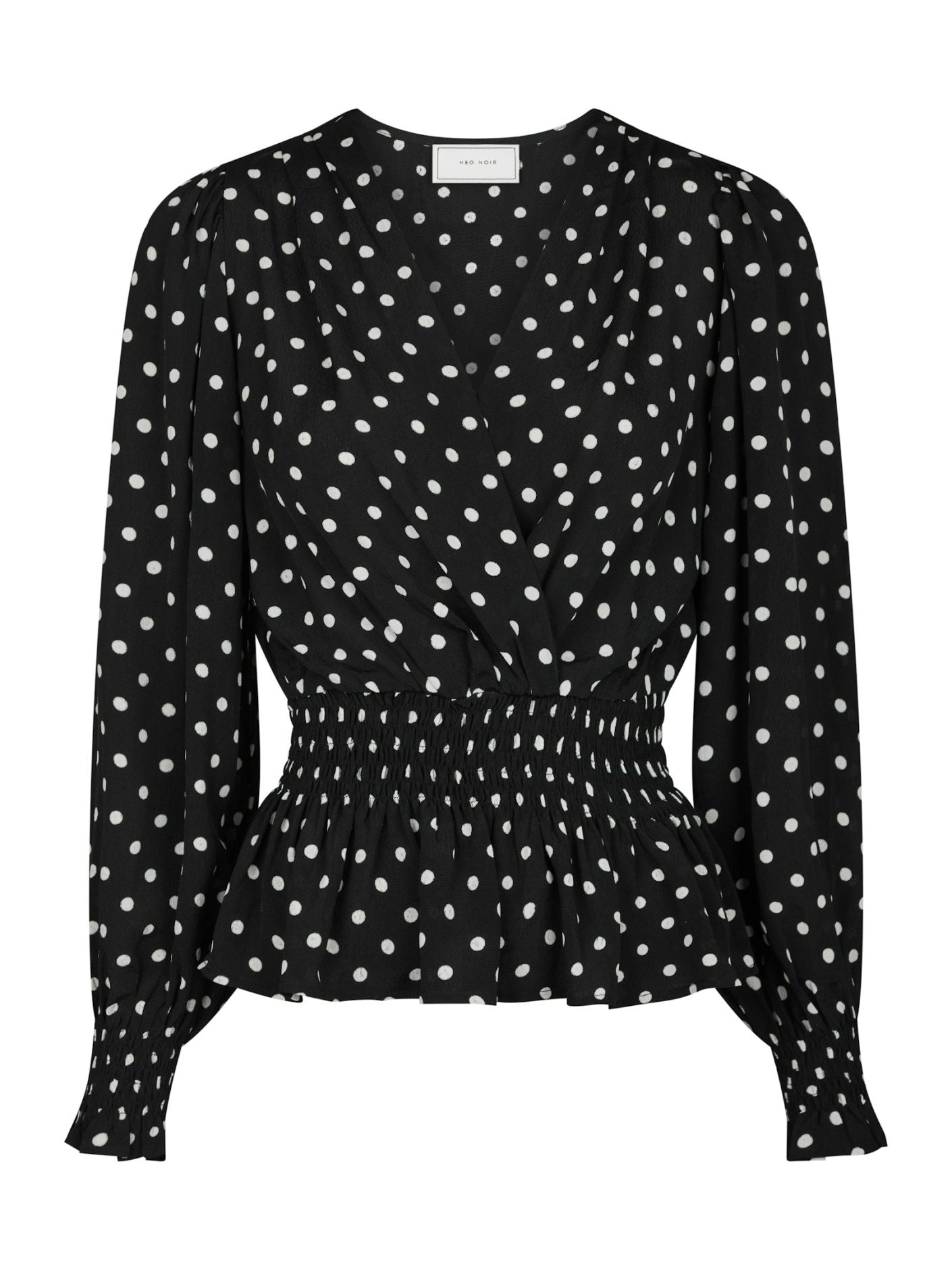 TAMONA CREPE DOT BLOUSE