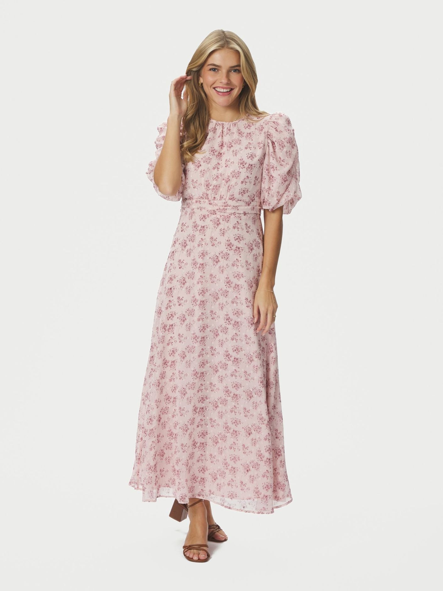 KIKKA CHIFFON FLOWER DRESS