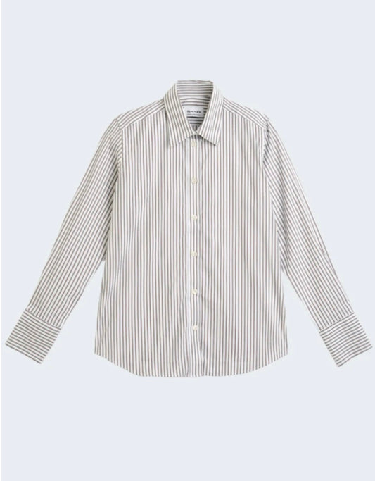 SIRINA STRIPED POPLIN SHIRT WITH STRETCH