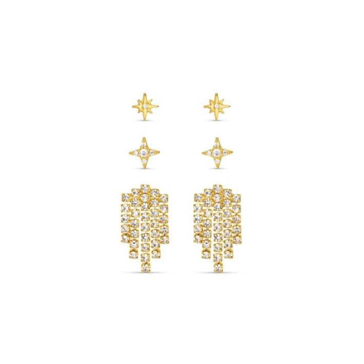Starburst & Waterfall Ear Stacking Set