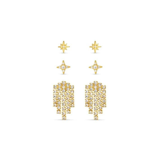 Starburst & Waterfall Ear Stacking Set