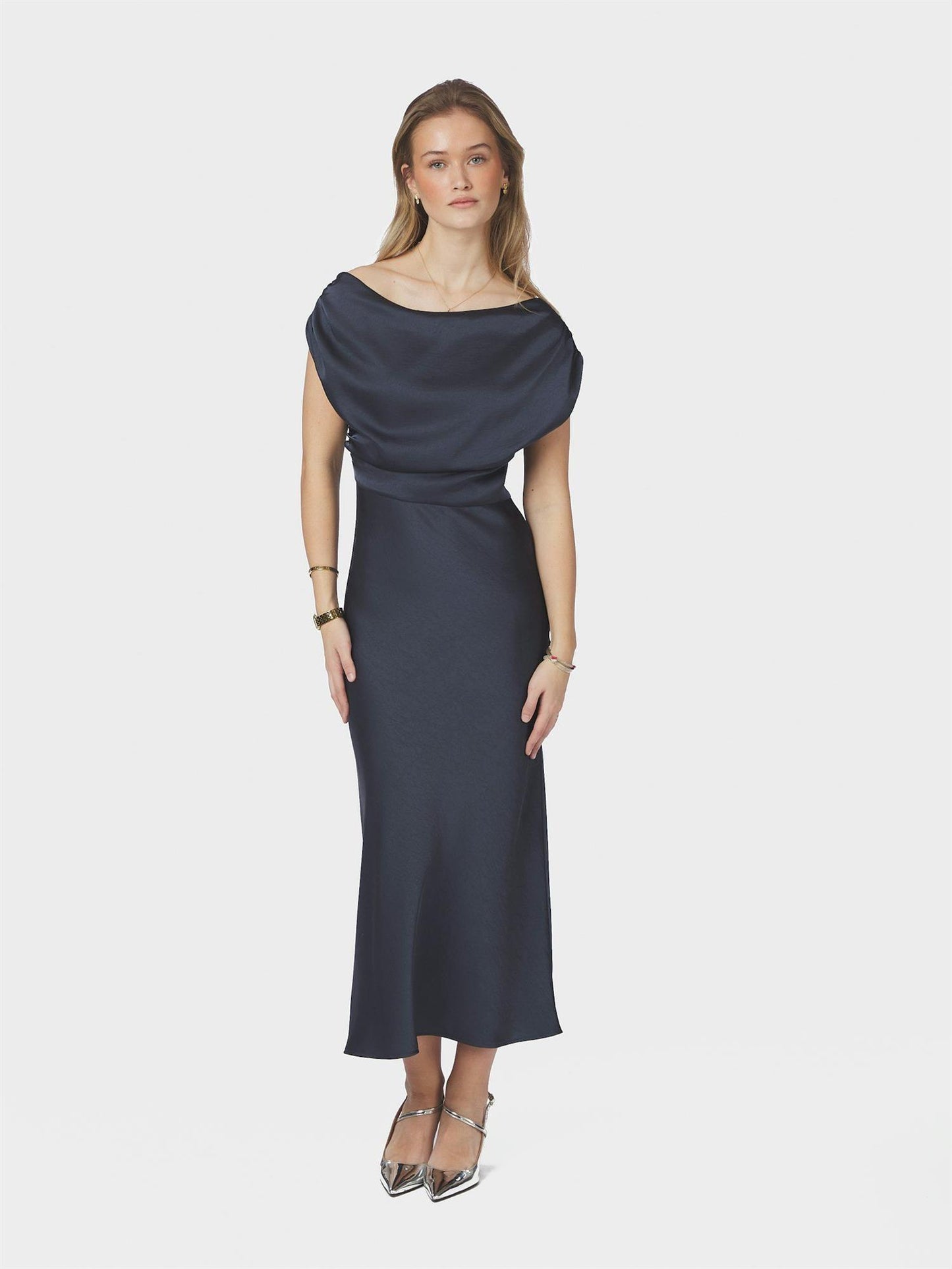 LILITH HEAVY SATEEN DRESS
