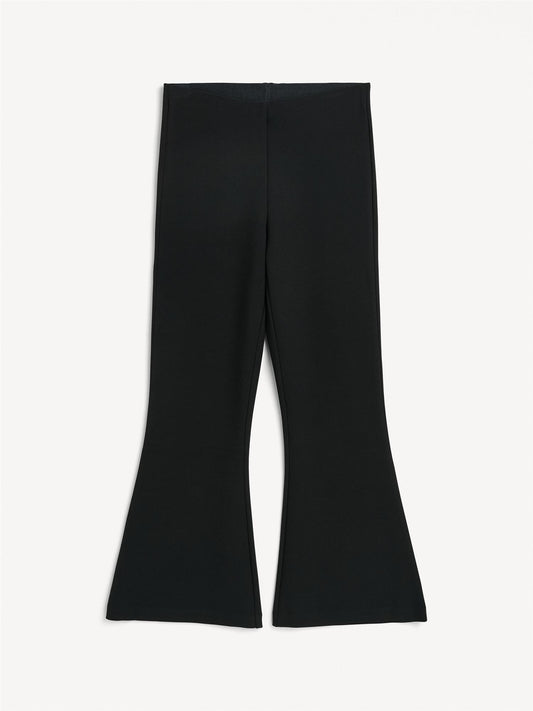 VILANNA HIGH - WAIST TROUSERS BLACK