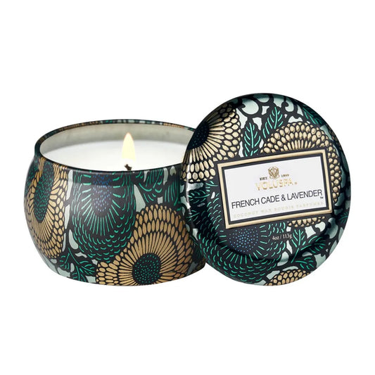 Mini Tin Candle 25tim French Cade & Lavender