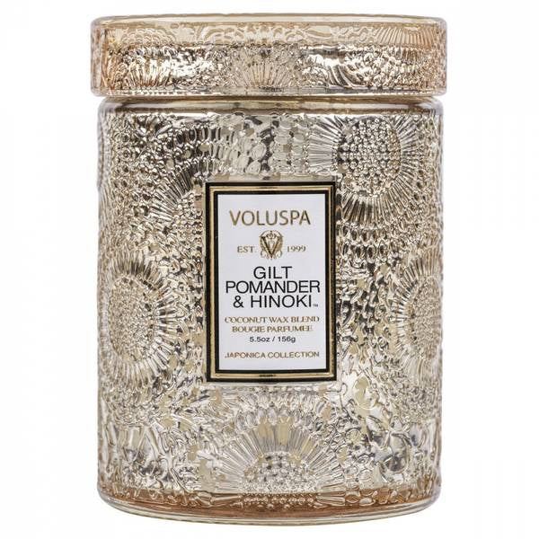 Gilt Pomander & Hinoki Small Jar Candle