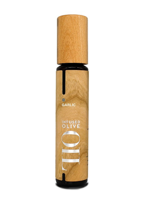 WOOD DESIGN OLIVE OIL GARLIC