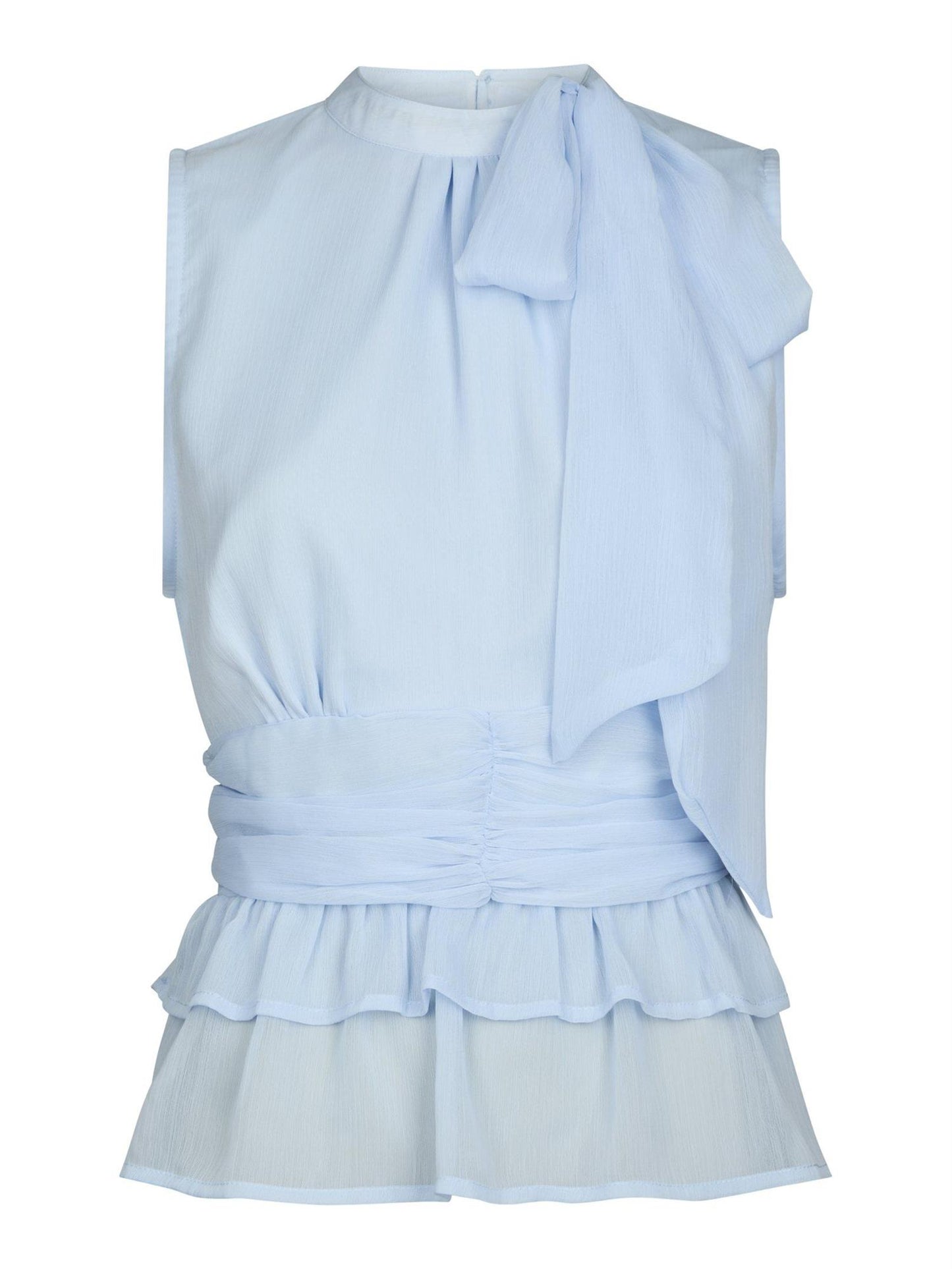 ANSOL SOLID CHIFFON TOP