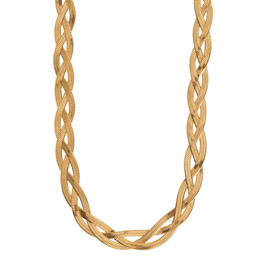 Ariel - Braided Snake Chain Necklace