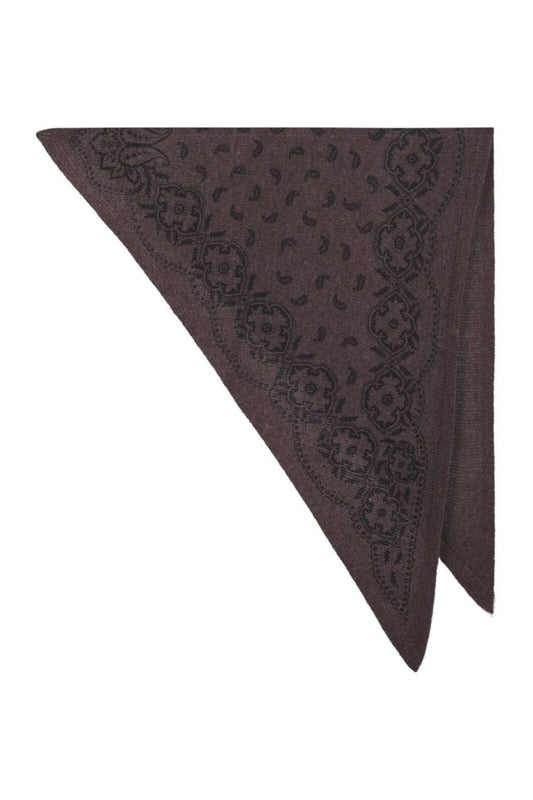 LOLANA PAISLEY KNIT SCARF