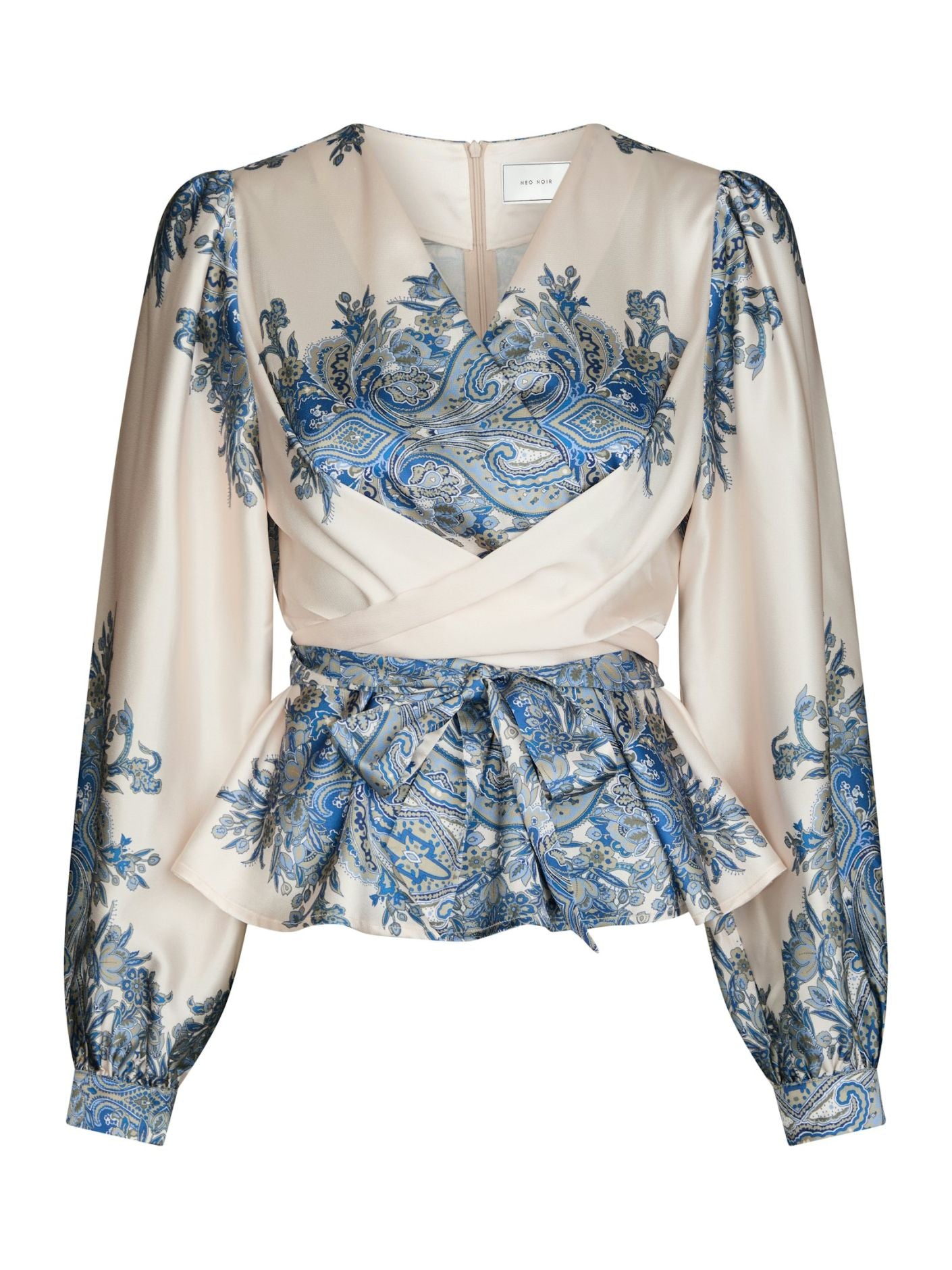 RISTA PAISLEY BORDER BLOUSE