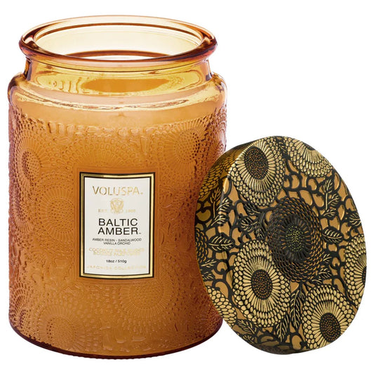 Large Jar Candle 100tim Baltic Amber