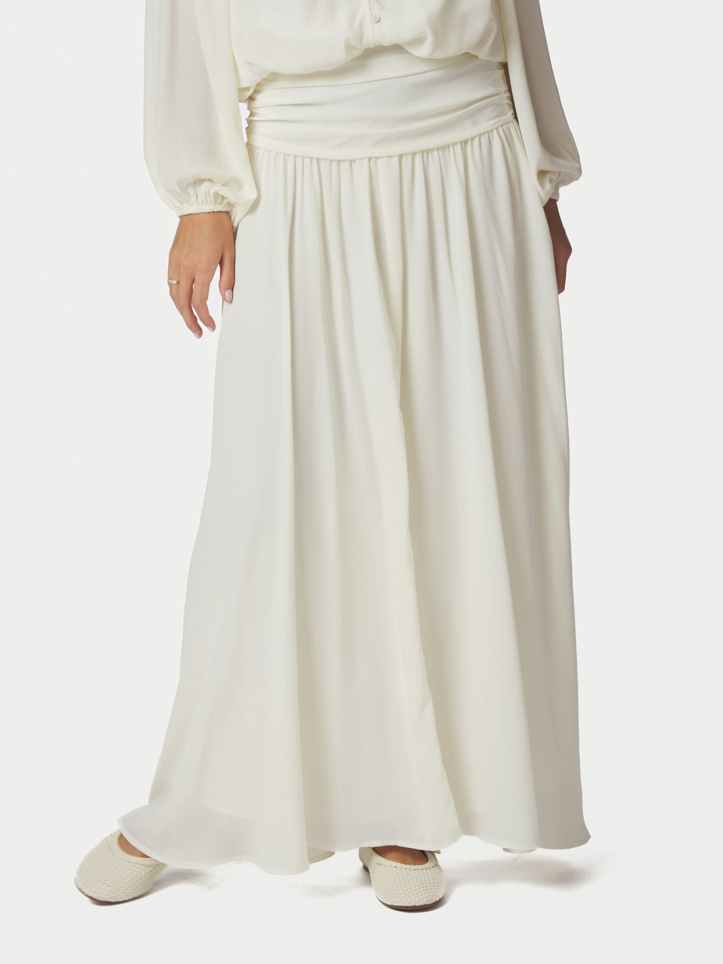 MORIEN WOVEN MAXI SKIRT