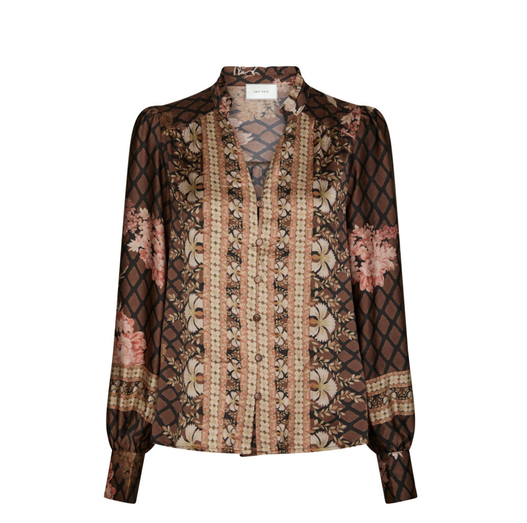 MASSIMA BOTANICAL BORDER BLOUSE