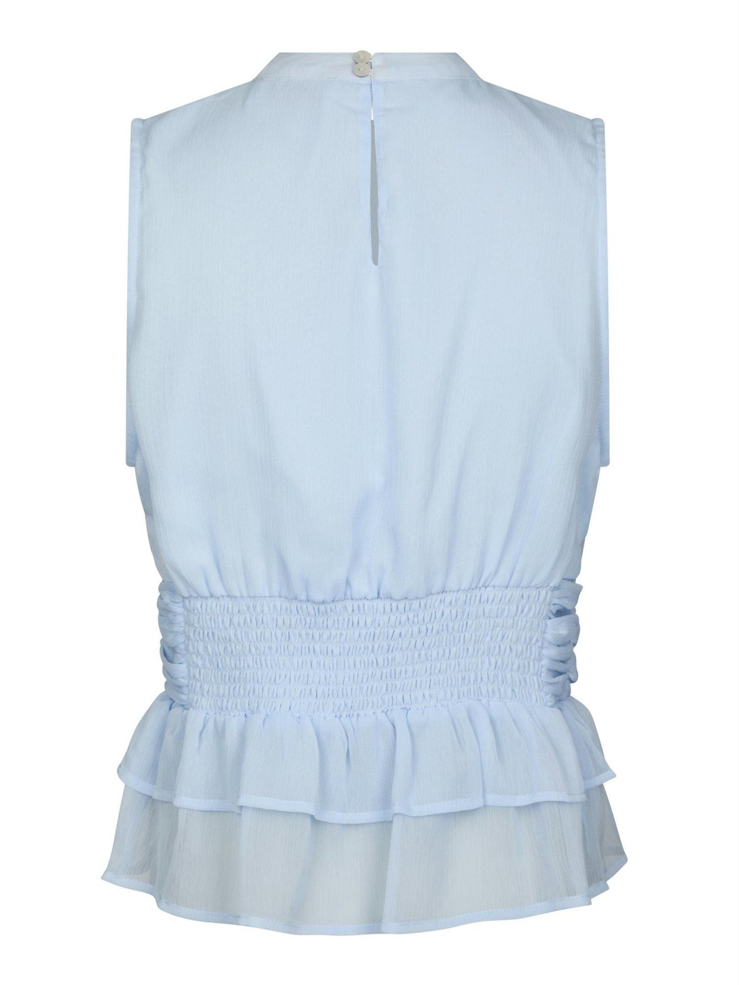 ANSOL SOLID CHIFFON TOP