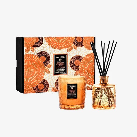 Spiced Pumpkin Latte Demi Candle & Diffuser Duo Set